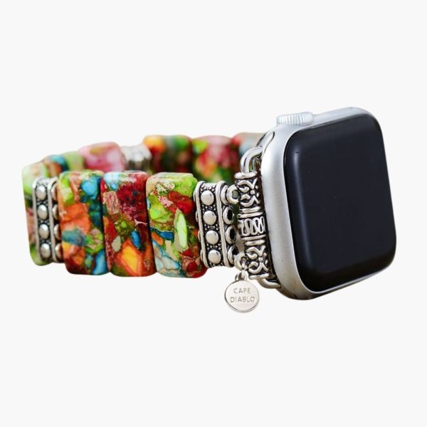 Chic Flower Stretch Apple Watch Strap on Sale